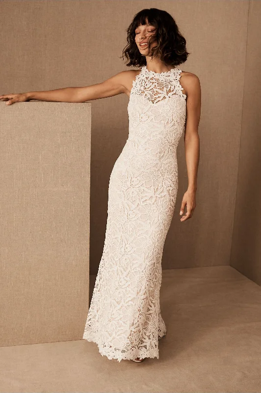 BHLDN Tadashi Shoji Vista Gown Sleek Women's 