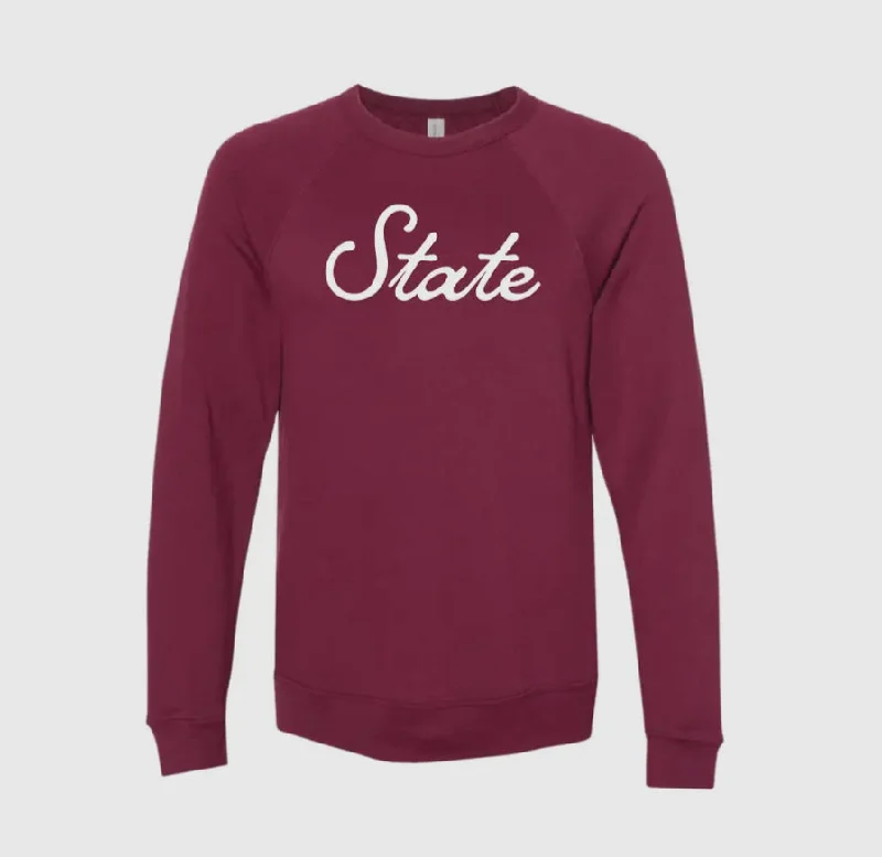 Maroon State Sweatshirt Earthy Women's 