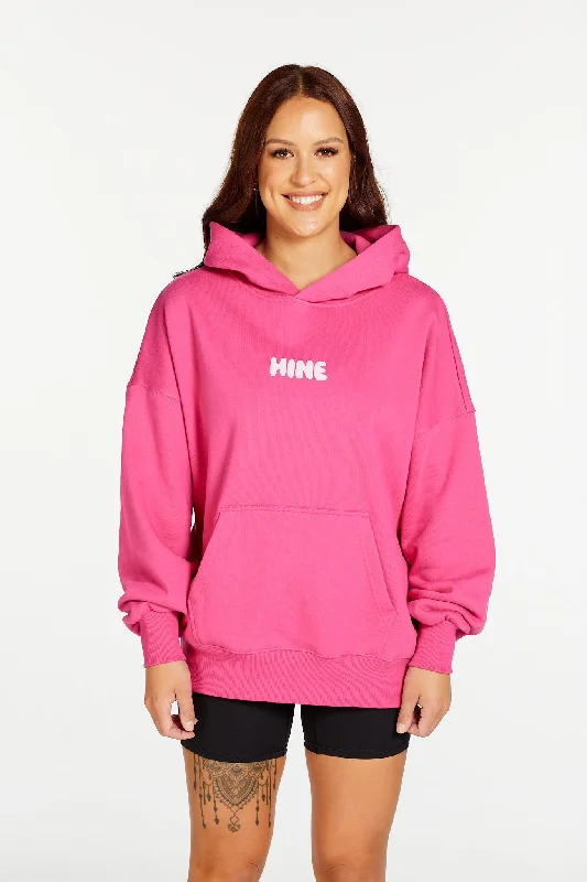 BRIGHTS OVERSIZED HOODIE PINK Edgy Women's Punk