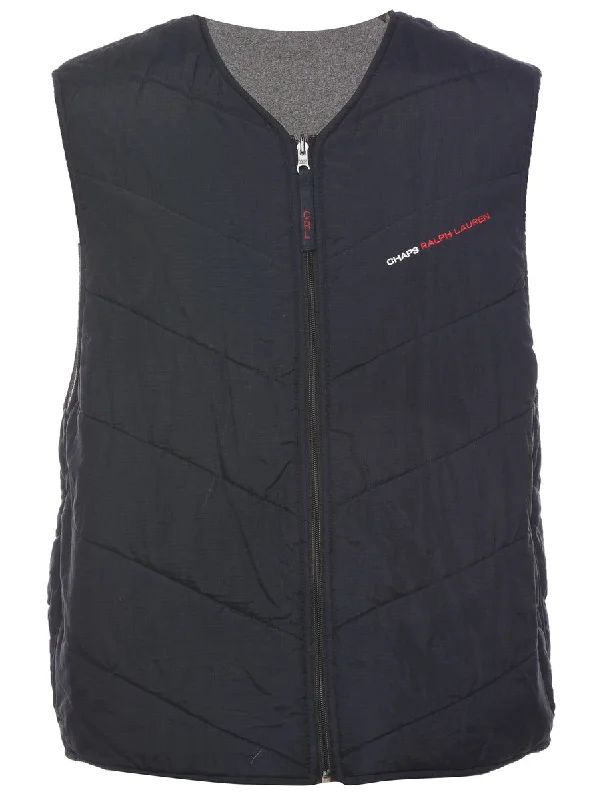 Chaps Puffer Vest - L Sporty Women's Athleisure 