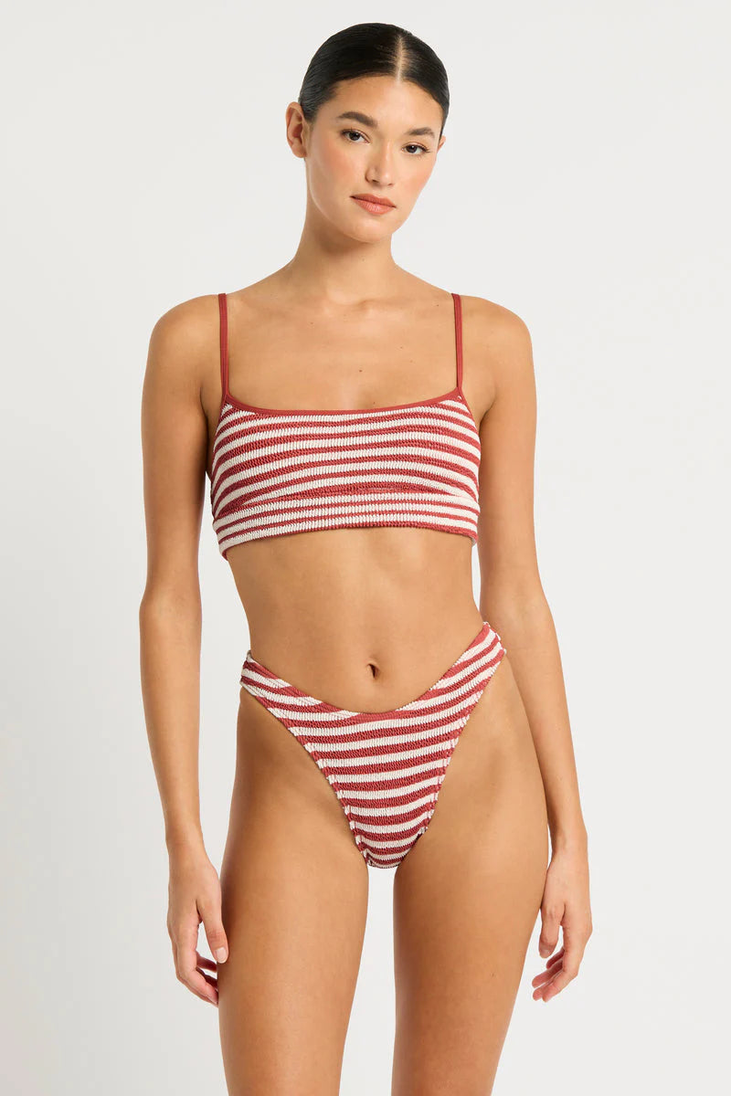 Strap Saint Crop Rooibus Stripe Cozy Women's Winter