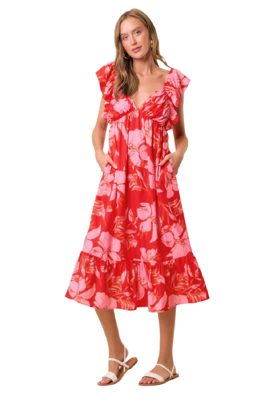 Petal And Posies Dress Monochromatic All - in - one