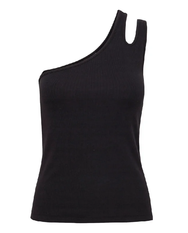 Ichi Jima Black Top Minimalist Women's Casual