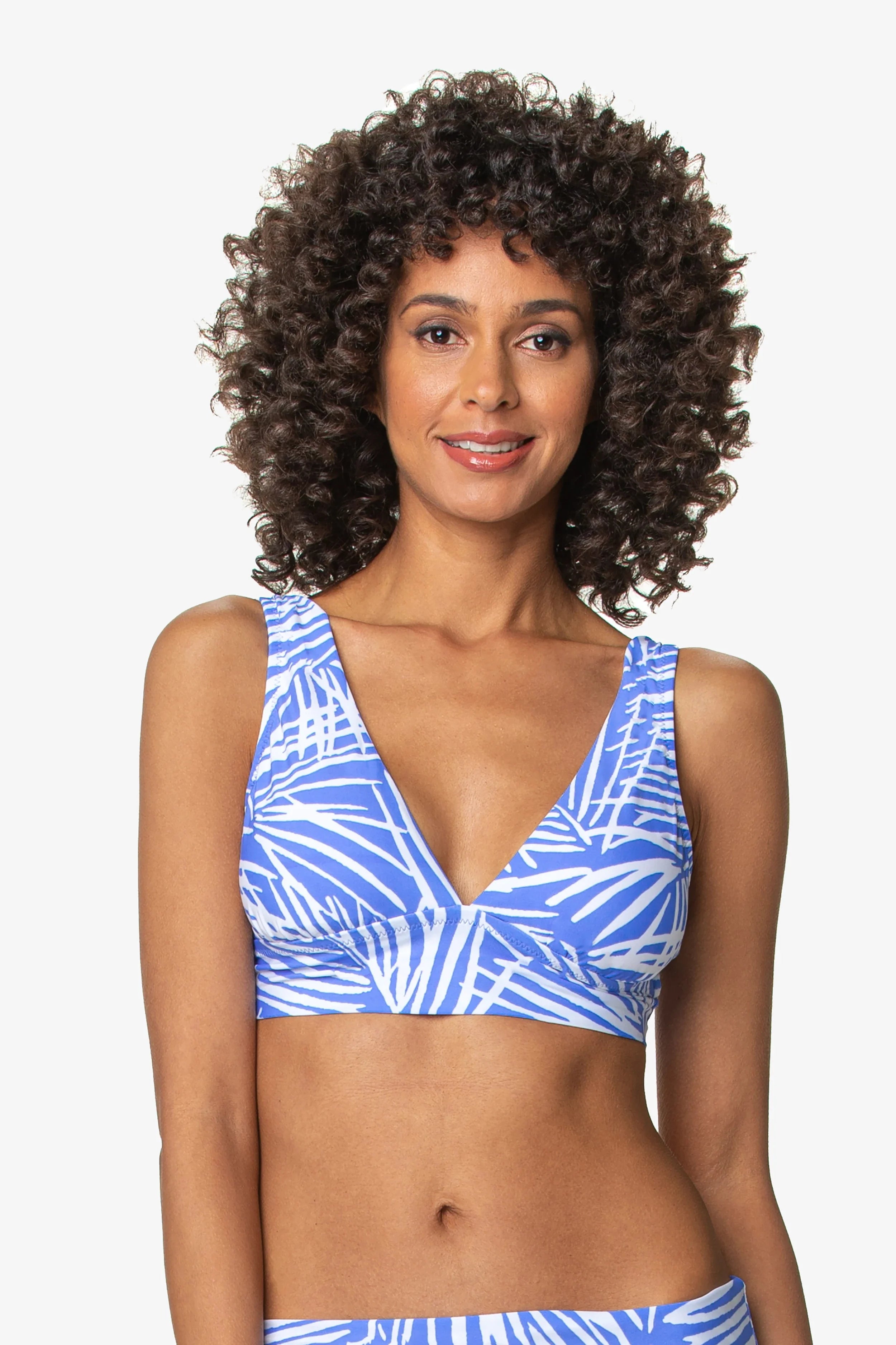 Solstice Bra  |  South Seas Blue Periwinkle Sporty Women's Tennis