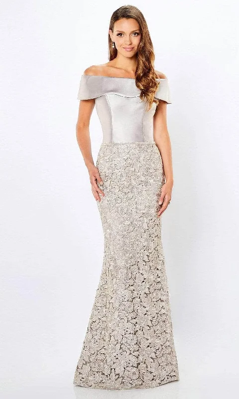 Montage by Mon Cheri - Short Sleeve Lace Evening Dress 221977 European