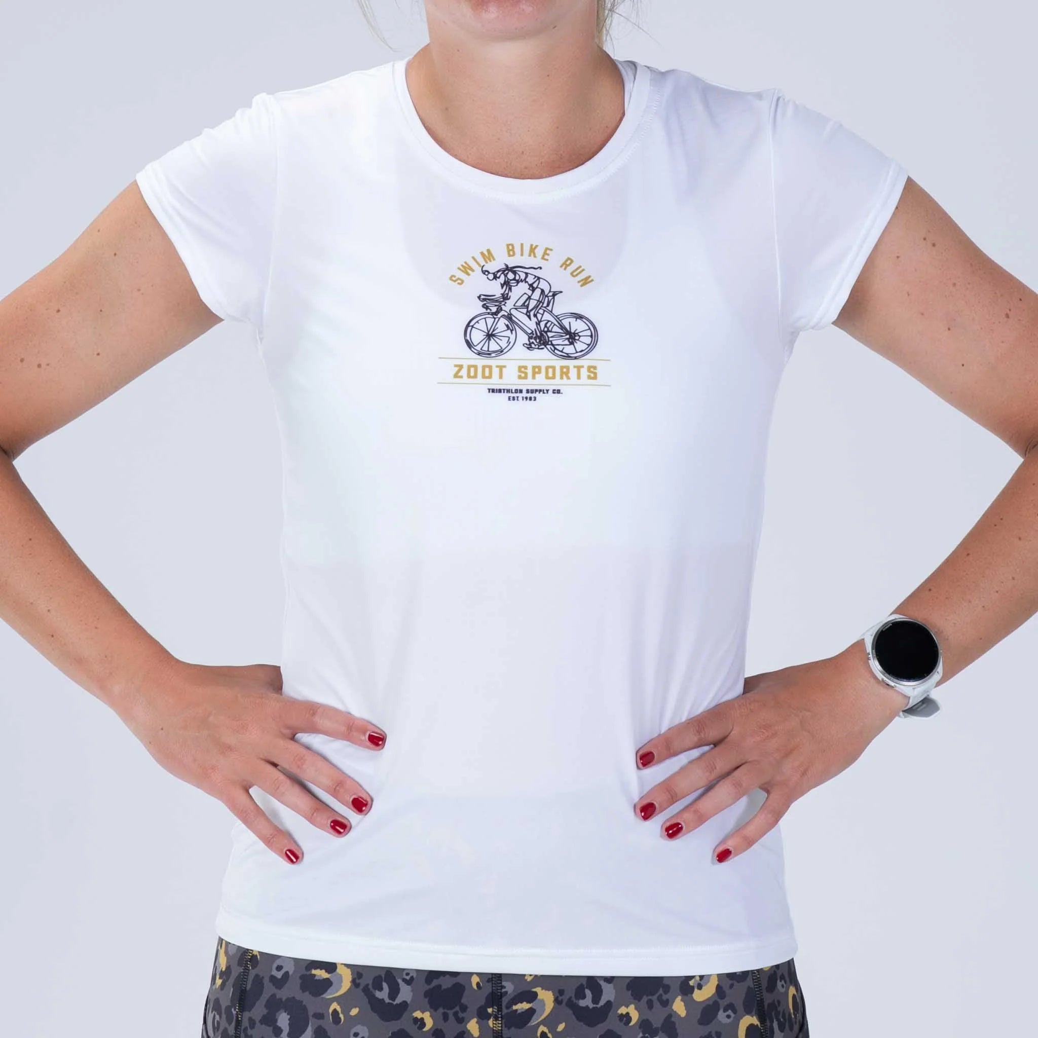 ZOOT Women's Ltd Run Tee - Tri Girl Classic Women's Tweed