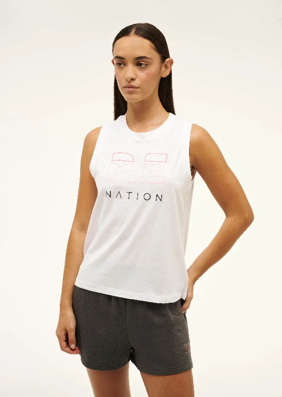 HEADS UP TANK IN OPTIC WHITE Monochromatic All - in - one