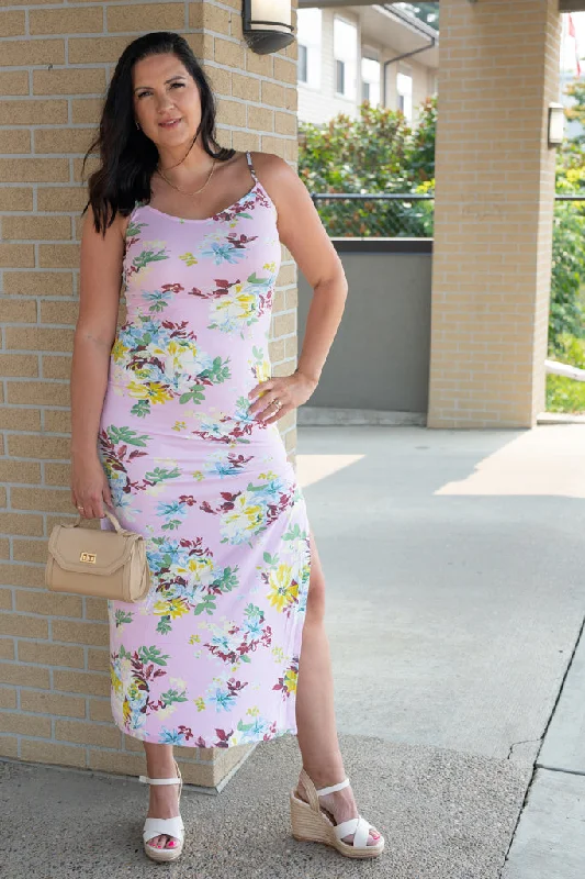 NEW SOLSTICE BUTTER BASIX MAXI (LAVENDER FLORAL) Athletic Women's 