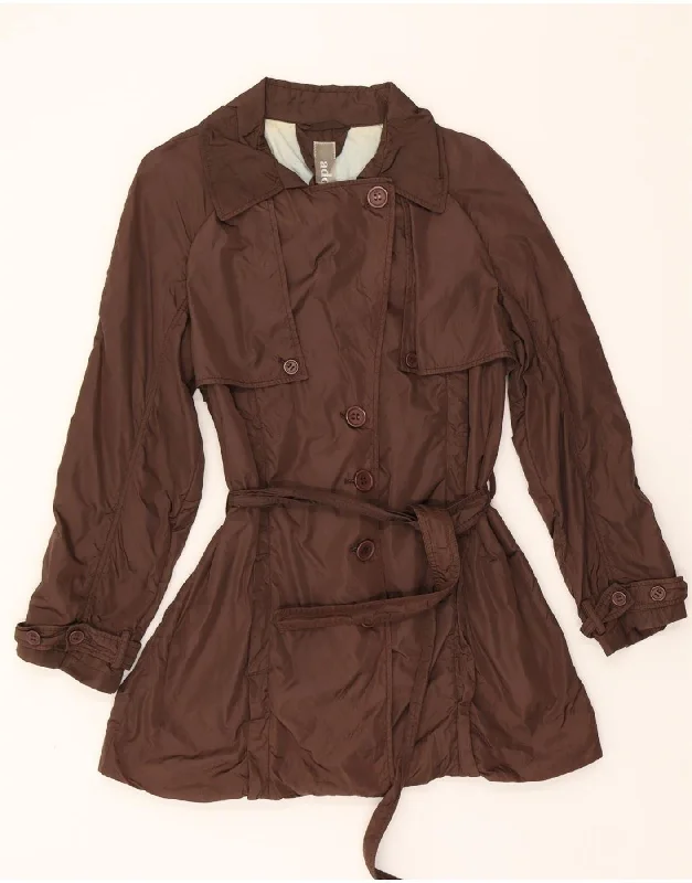 ADD Womens Trench Coat UK 18 XL Brown Polyamide Athletic Women's 