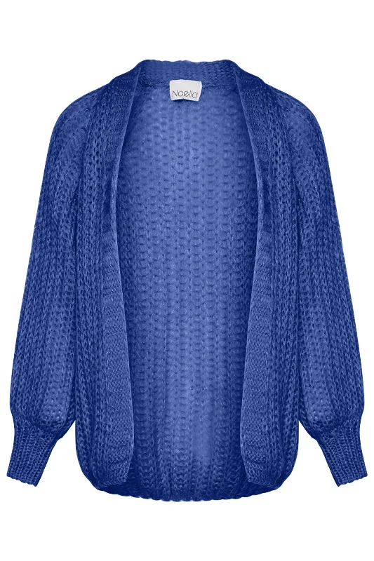 Noella - Joseph Cardigan Solid - Royal Blue Sporty Women's Athleisure 