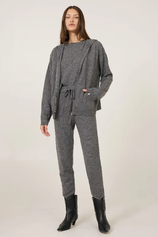 Colorado Cashmere Hoodie - Heather Ash Cozy Women's Winter