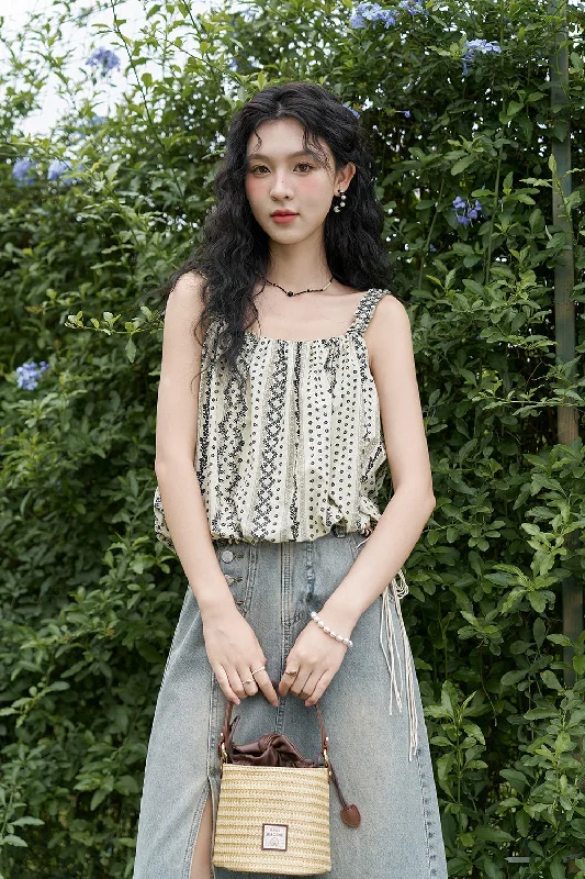 Spaghetti Strap Top for Women Modern Women's Tech
