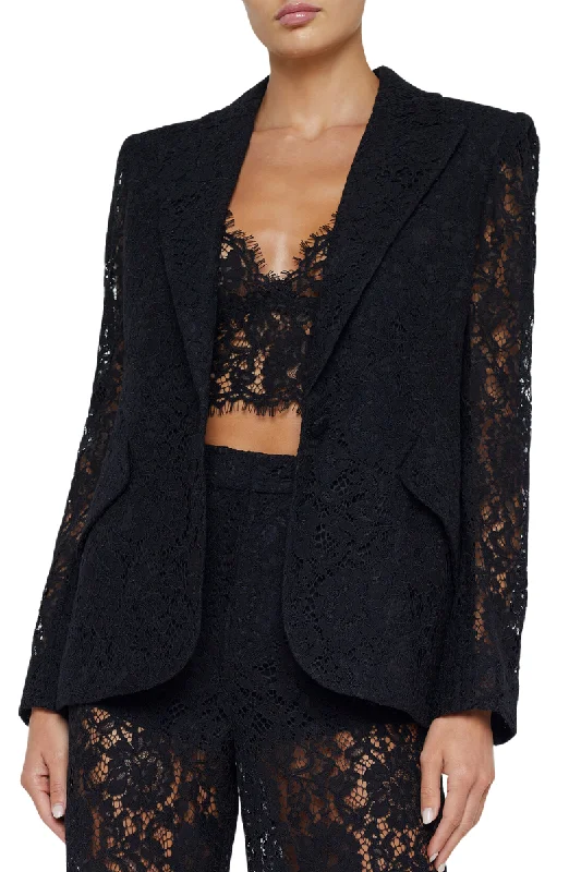 Chamberlain Lace Blazer Geometric