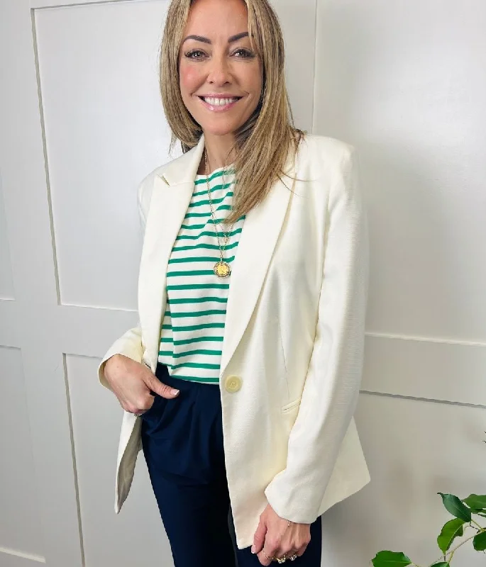 Smart Ivory Blazer Athletic Women's 