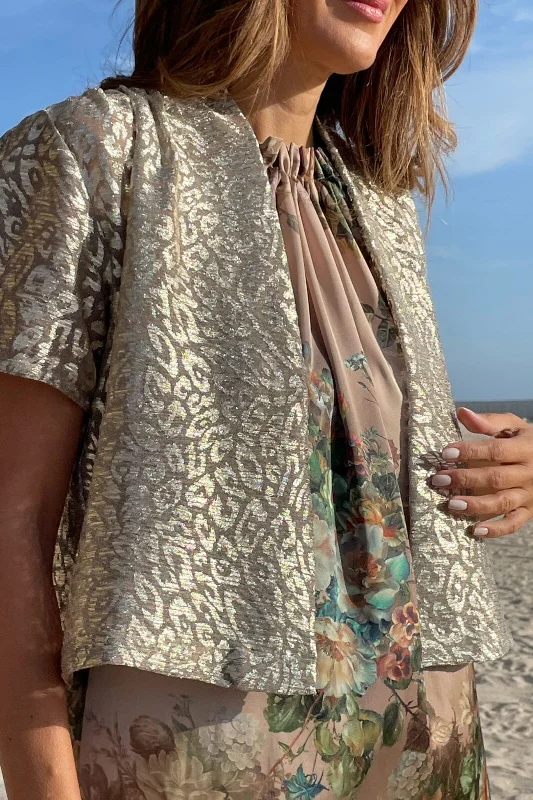 Karmamia - Jo Jacket - Blush Leo Classic Women's Tweed