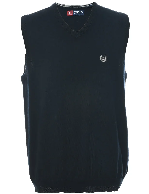 Chaps Sweater Vest - L Traditional Women's 
