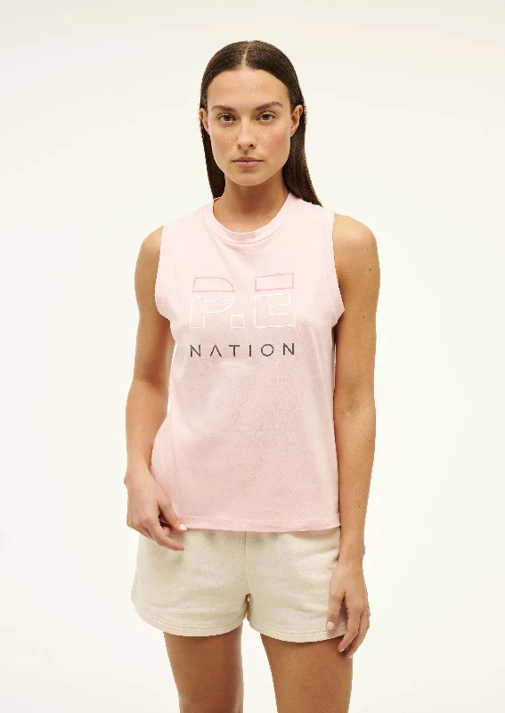 HEADS UP TANK IN CRYSTAL ROSE Practical Women's Quick - dry
