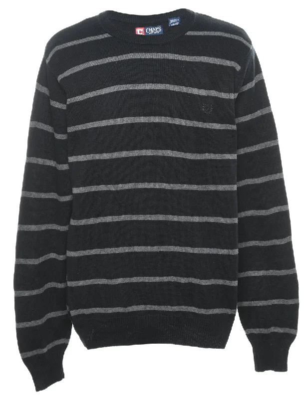 Chaps Striped Jumper - XL Laid - back Women's Style