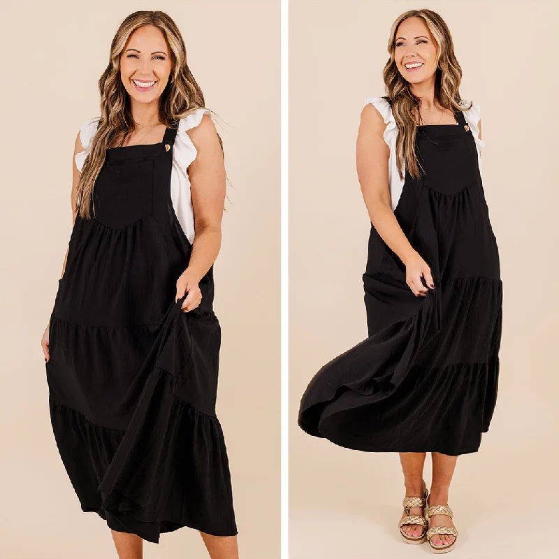 Got To Dance Dress, Black Dapper Women's Bow - adorned