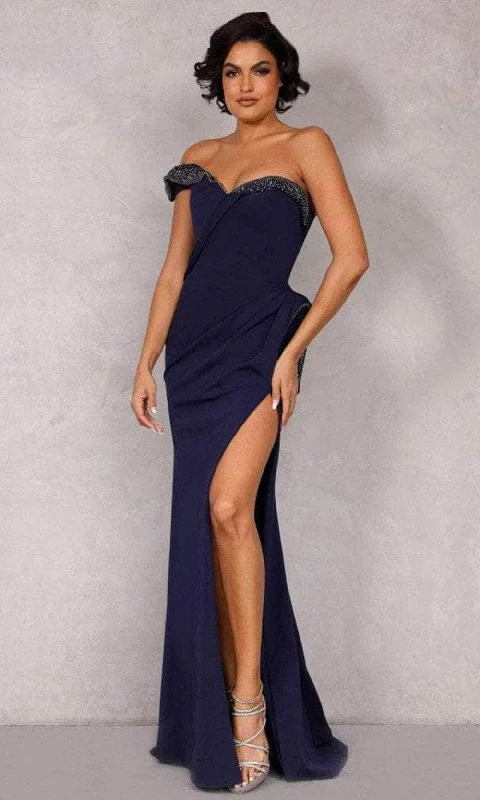 Terani Couture '1921E0176- Strapless Sweetheart Neckline Long Dress Edgy Women's Punk