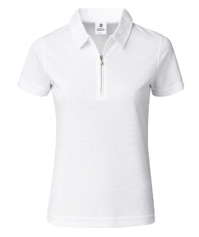 DAILY SPORTS Peoria Short Sleeve Polo 151 White Tough Women's Military - inspired