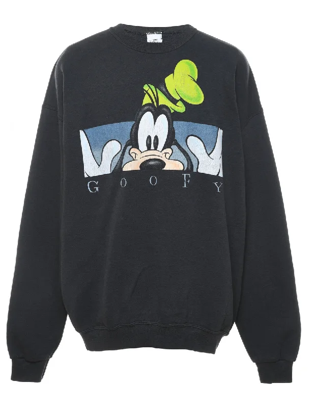 Goofy Design 1990s Cartoon Sweatshirt - XL Hip Women's Urban