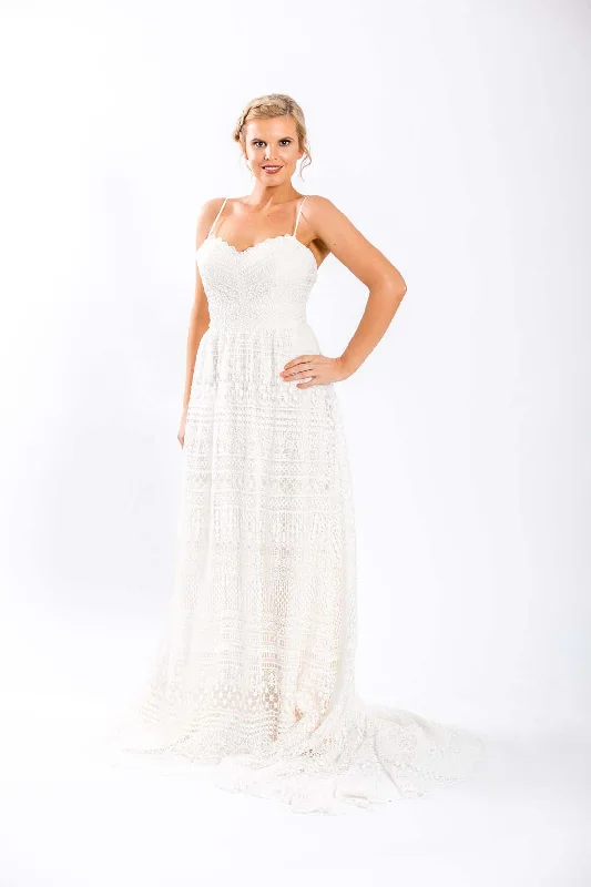 Online Wedding Dress #SS1155 Bohemian Women's Free
