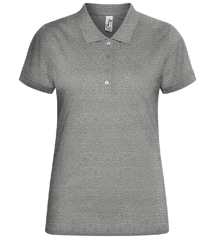 Frauen Basic Poloshirt Vacation