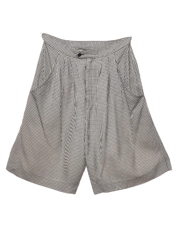 Checked Shorts - W26 L7 Artistic Women's Avant - 