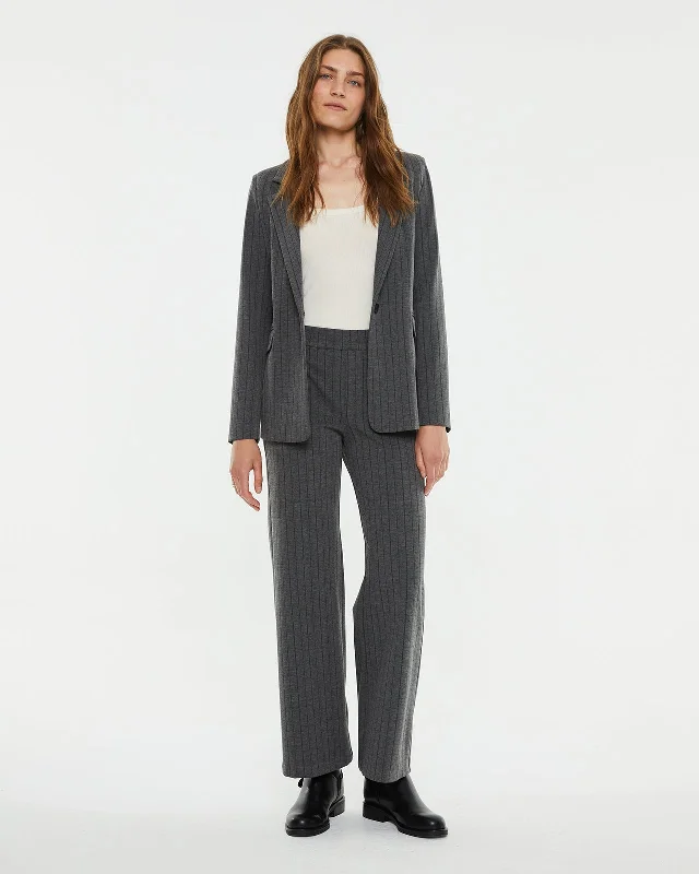 Americana corta tejido raya diplomática Earthy Women's 