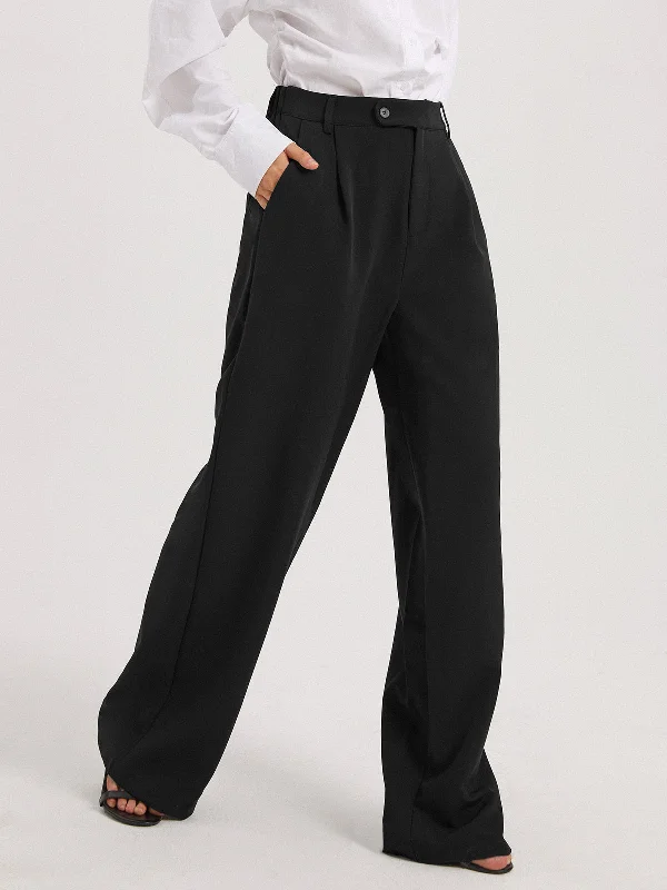 BerryBetty - Boss Babe Wide Leg Pants Traditional Women's 