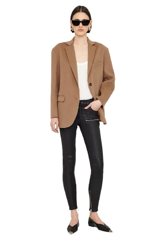 Quinn Blazer - Camel Cashmere Blend Australian Beach