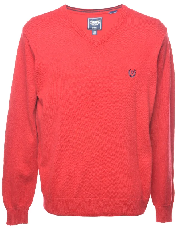Chaps Jumper - M Preppy Women's College