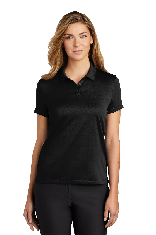 Nike Womens Essential Dri-Fit Moisture Wicking Short Sleeve Polo Shirt - Black Practical Women's Quick - dry Nike Womens Essential Dri-Fit Moisture Wicking Short Sleeve Polo Shirt - Black Practical Women's Quick - dry