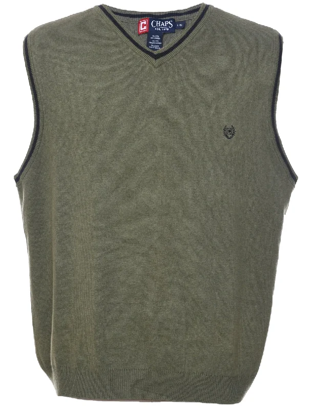Chaps Sweater Vest - L Cool Women's Skate