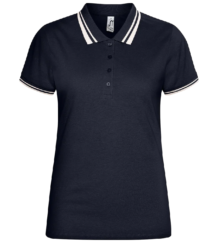 Frauen Komfort Kontrast Poloshirt Modern Women's 
