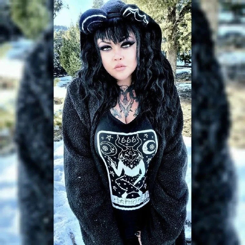 Mystical Baphomet Tarot Racerback Tank Feminine Women's Soft 