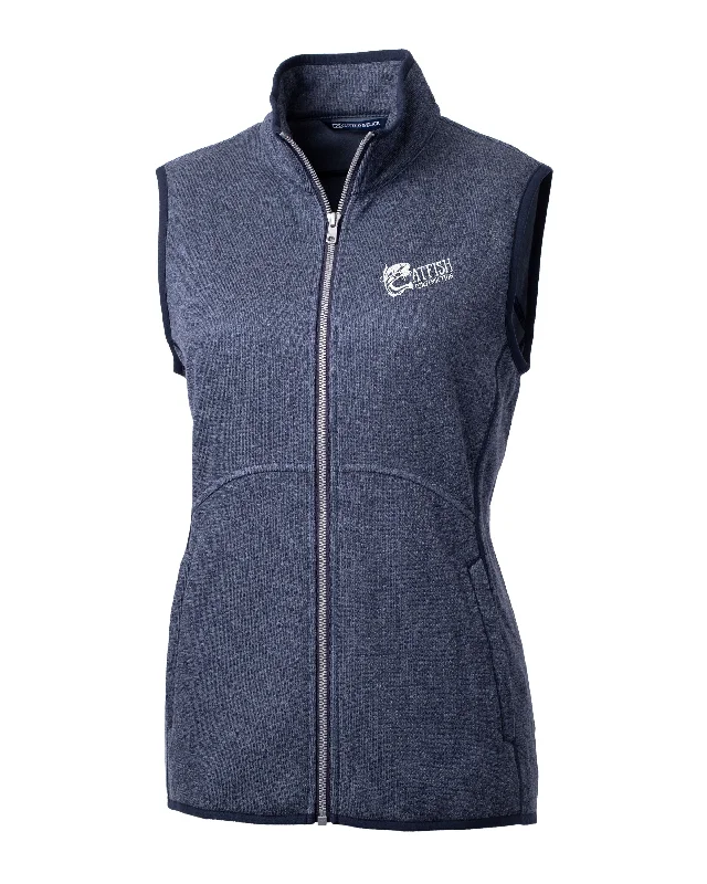 Cutter & Buck Mainsail Basic Ladies Vest Feminine Women's Style 