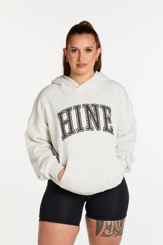 LIMITED EDITION HOODIE - GREY MARLE Geometric