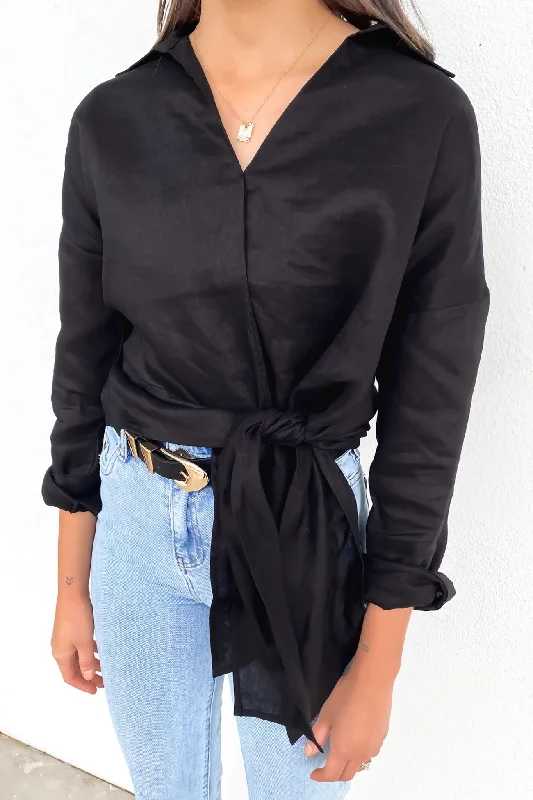 Gus Shirt Black Vacation