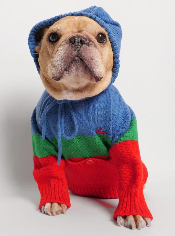 Vintage Lacoste Knit Hoodie Unique Women's Upcycled