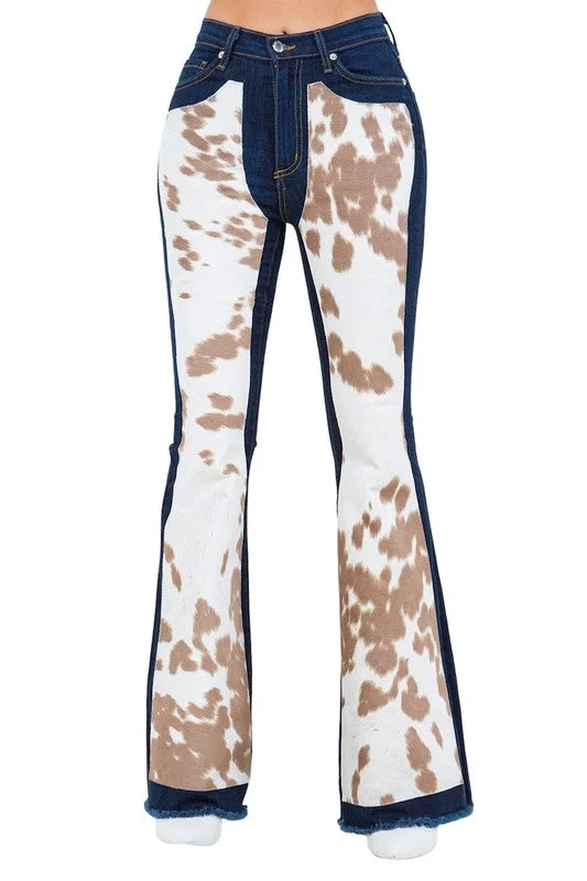 Rodeo Bell Bottom Jeans in Dark Wash Gym