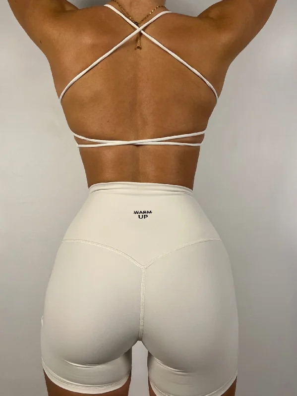 Cream white Backless bra Adventure