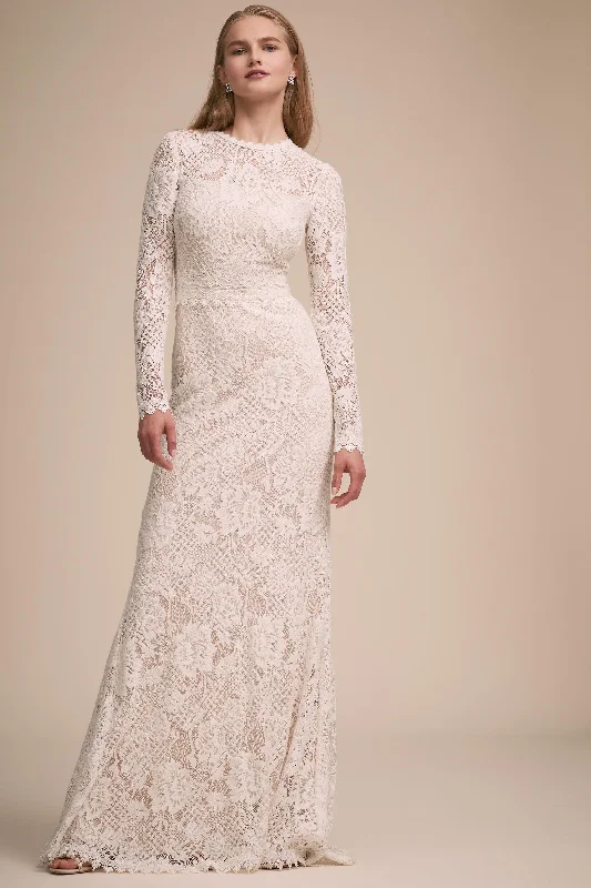 BHLDN Tadashi Shoji Tenley Gown Gym