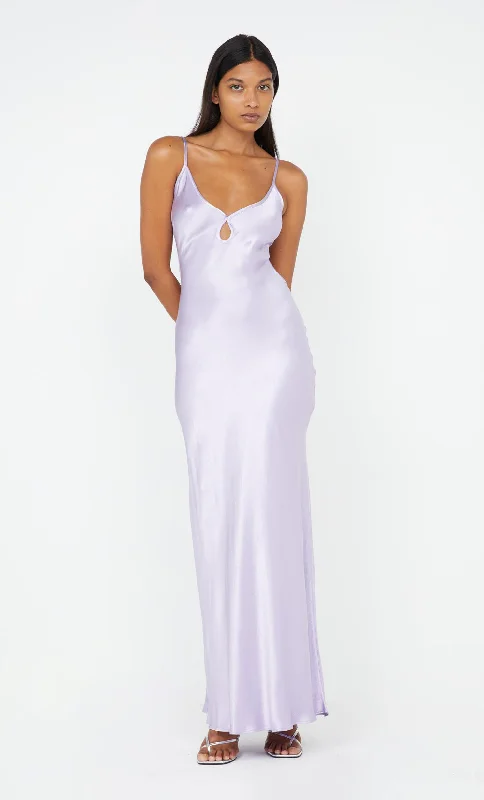CEDAR CITY MAXI DRESS - LILAC Edgy Women's Punk