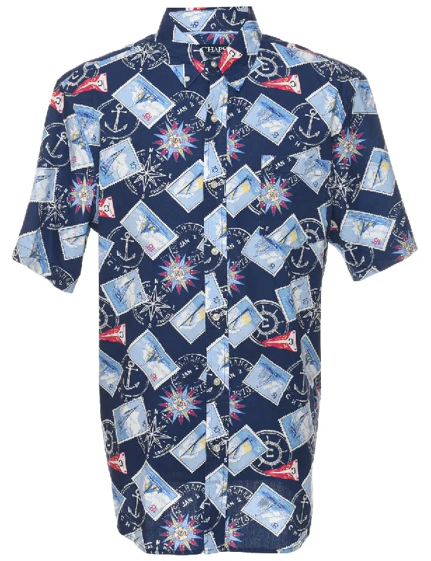 Chaps Hawaiian Shirt - XL Minimalist Women's Casual