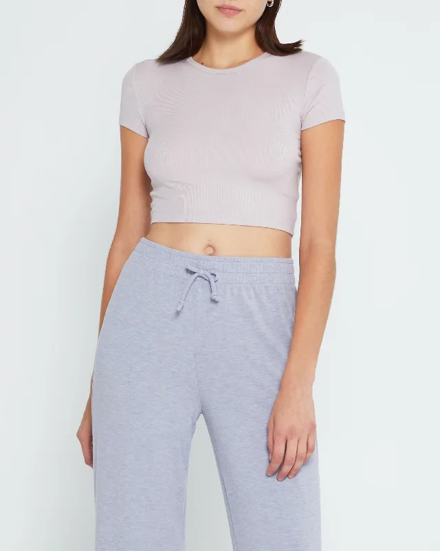 Sunny Day Cropped T-Shirt Traditional Women's Wool