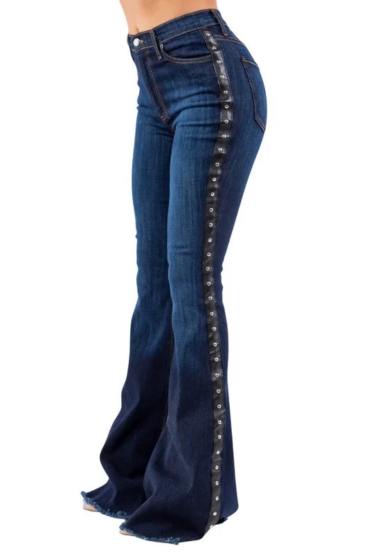 Ropin Bell Bottom Jean- Inseam 32 Feminine Women's Style 