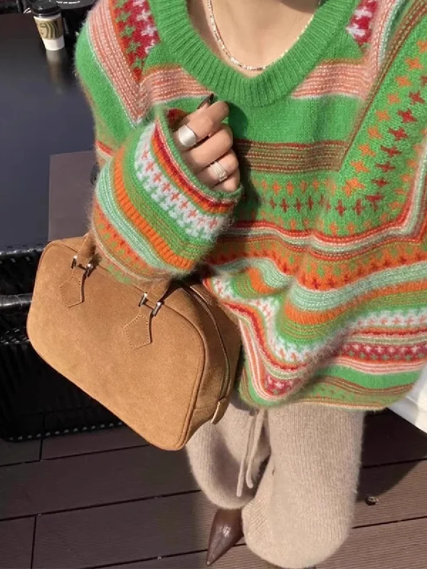 Christmas style sweater for women in autumn and winter    S5052 Cool Women's Skate