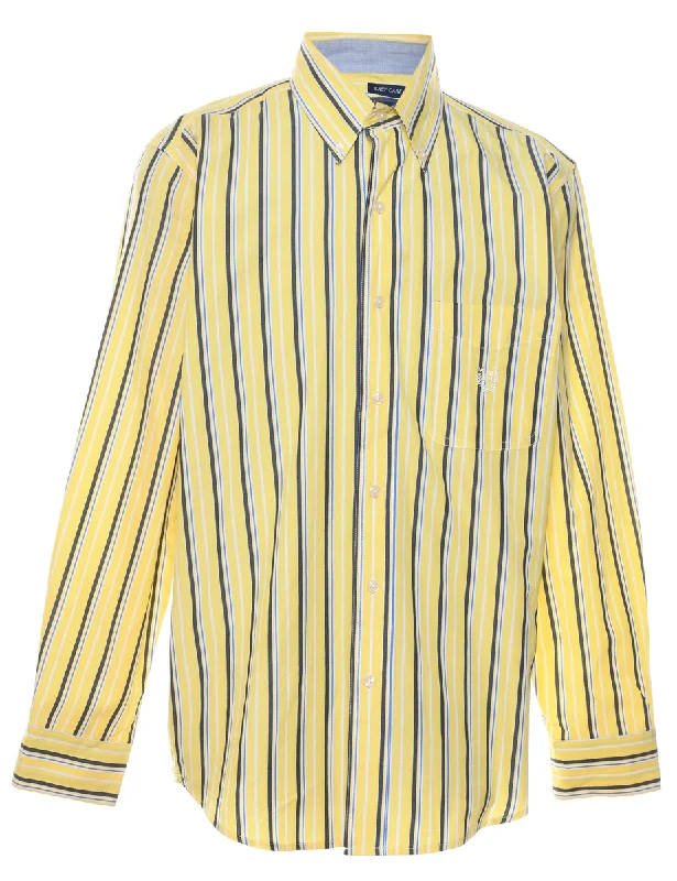 Chaps Striped Shirt - M Trendy Women's 